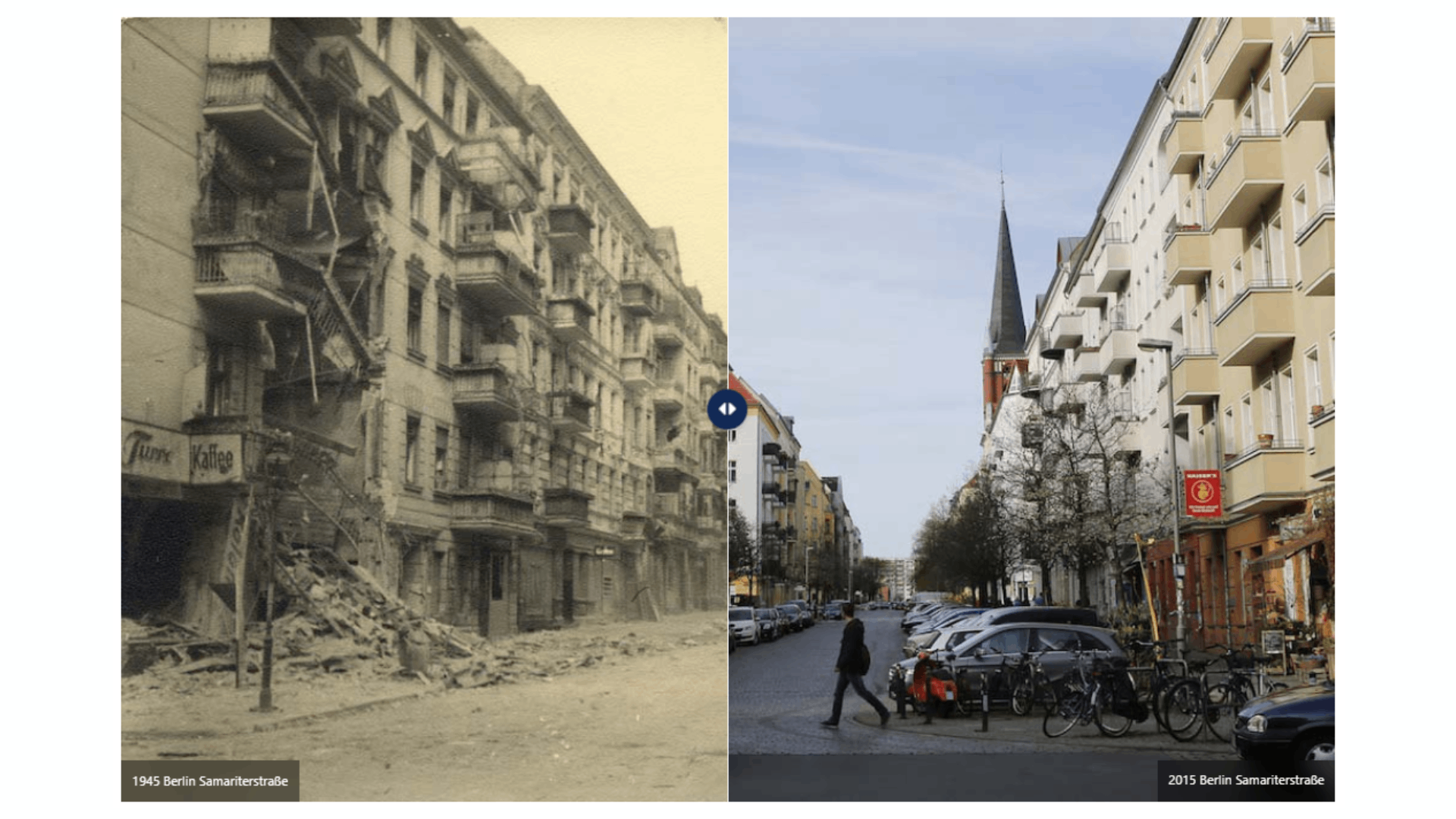 Image Comparison - Cambiamenti storici